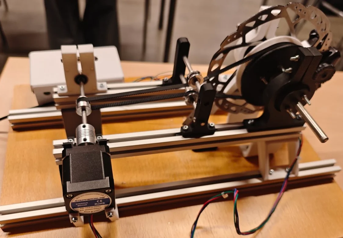 Motor dynamometer built in the department